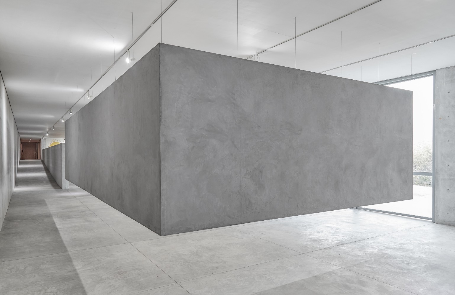 Installation view of work by Ugo Rondinone