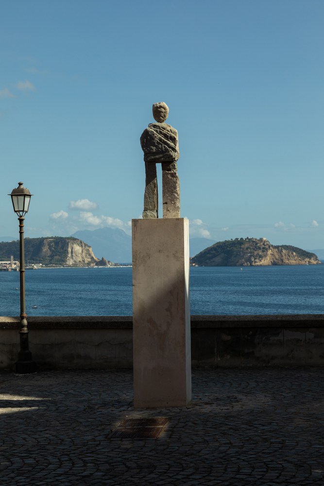 Installation view, Ugo Rondinone, the first, Panorama Pozzuoli, Napoli, 2025
