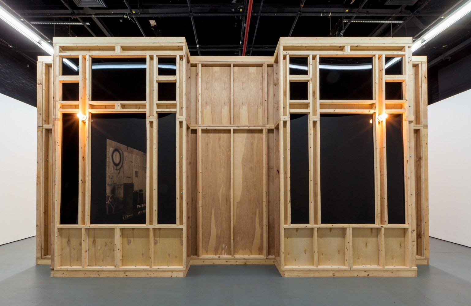 Installation view of works by John Giorno