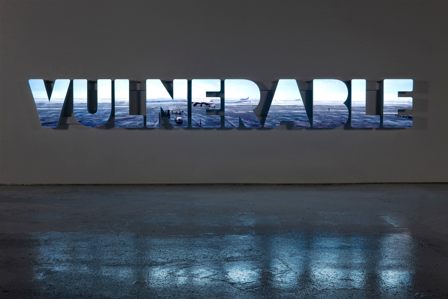 VULNERABLE

2008

Neon lit lightbox (duratran mounted to plexi in aluminum lightbox)

Edition&amp;nbsp;1 of&amp;nbsp;4

71 x 559 x 19 cm / 28 x 220 x 7 1/2 inches

Weight approx. 150 kg

300&amp;#39;000 USD