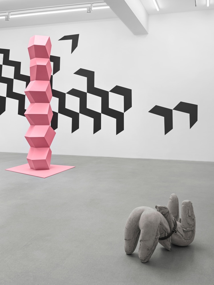 Installation view, Wall Works &amp;amp; Sculptures, Galerie Eva Presenhuber, Waldmannstrasse, Zurich, 2025