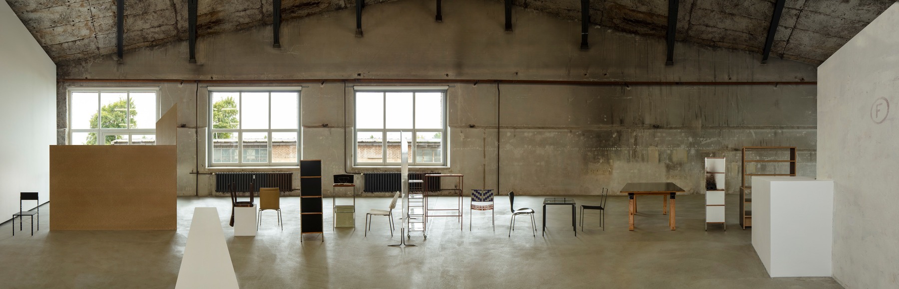 Installation views, Martin Boyce, Douglas Gordon, Franz West, Lamps and Furniture,&amp;nbsp;Haubrok Foundation, Berlin, 2025