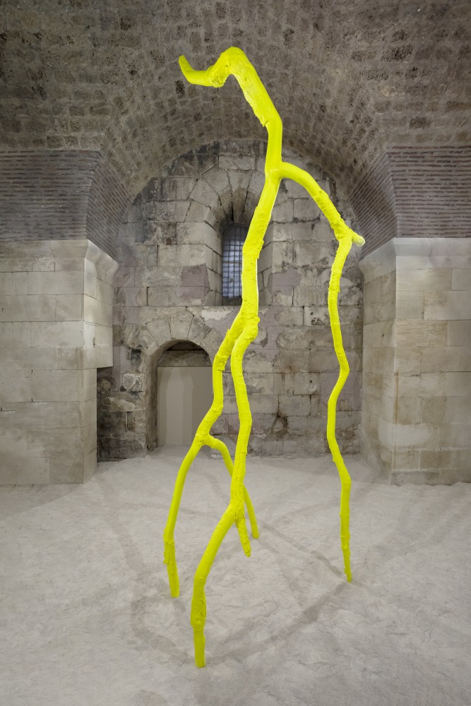 Installation view, Ugo Rondinone, luminous light, Galerija Kula, Split, 2023