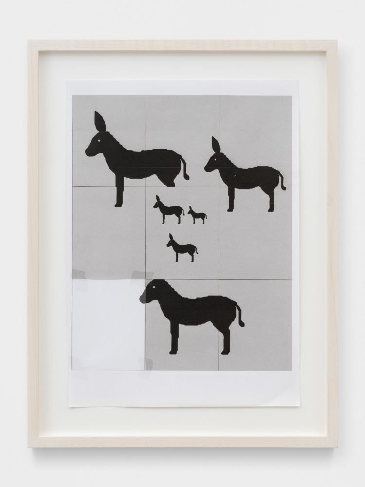 Collage by Valentin Carron