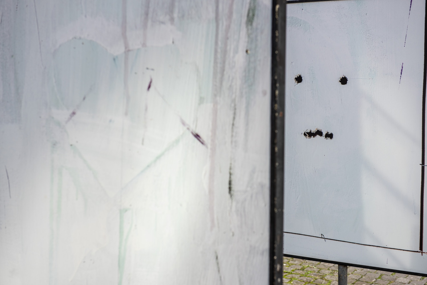 Installation view, Valentin Carron, From A to Bex, TABLEAU, Bahnhof Stadelhofen, Zurich, 2025