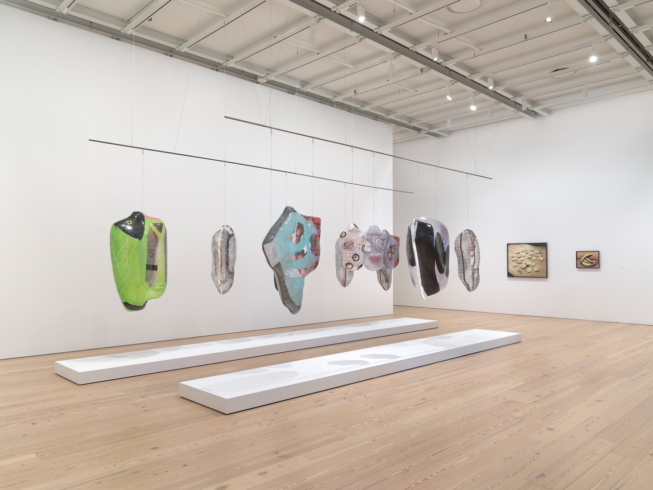 Installation view of Works by Lucas Blalock