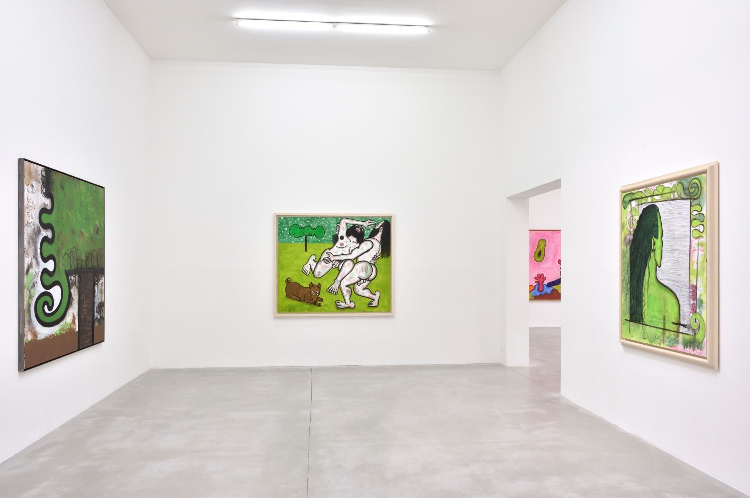 Installation view, Carroll Dunham &amp;amp; Laurie Simmons, Consortium Museum, Dijon, 2024