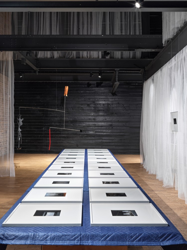 Installation view, Martin Boyce, Before Behind Between Above Below, Fruitmarket, Edinburgh, 2024
