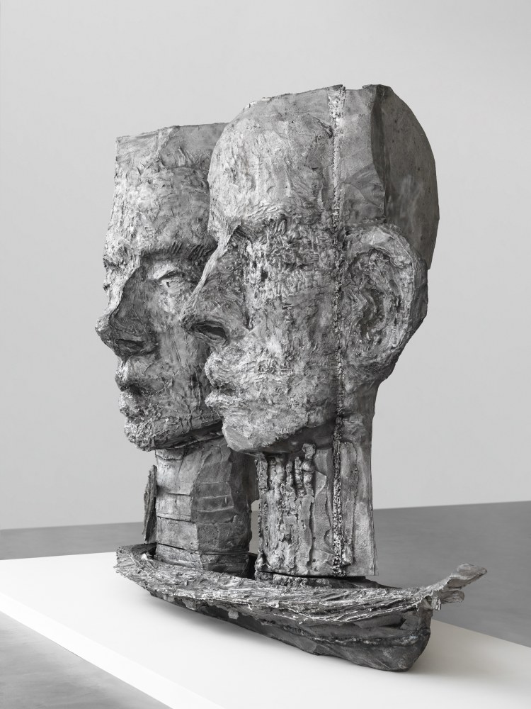 Jean-Marie Appriou Lips and ears 2018 Aluminum 250 x 390 x 130 cm / 98 3/8 x 153 1/2 x 51 1/8 in