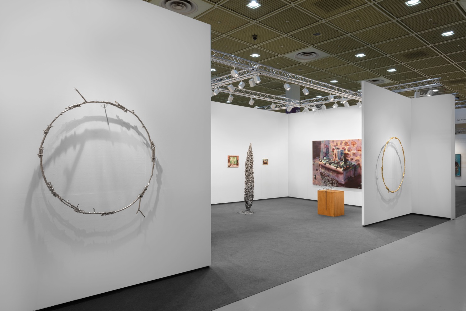 installation view of artworks by different artists at Frieze Seoul