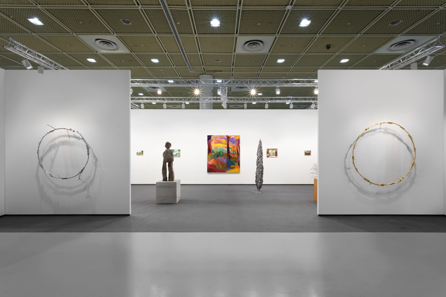 installation view of artworks by different artists at Frieze Seoul
