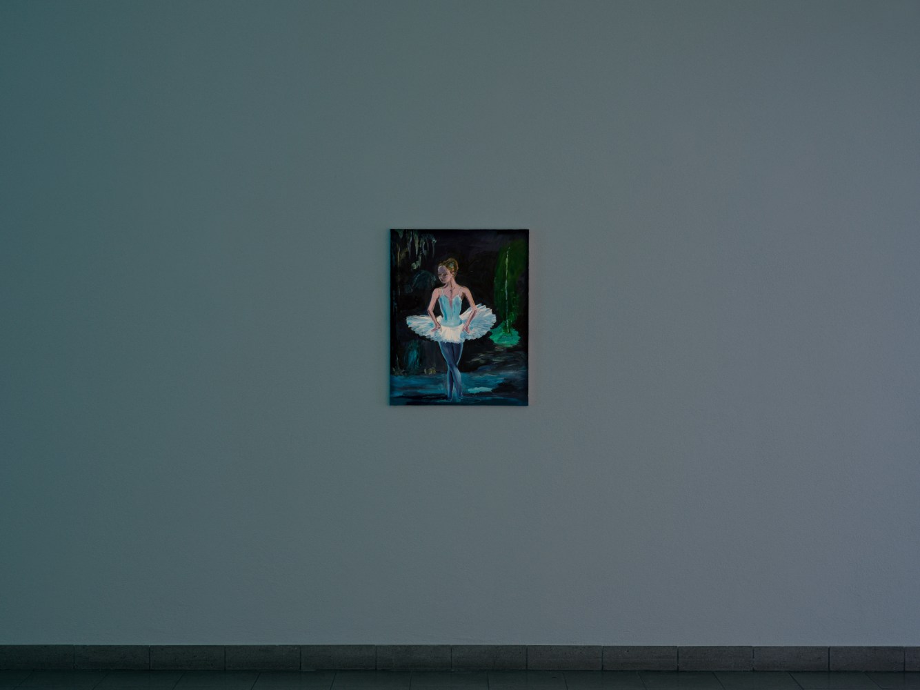 Installation view, Karen Kilimnik, Swan Lake, Kunsthaus Glarus, Glarus, 2023