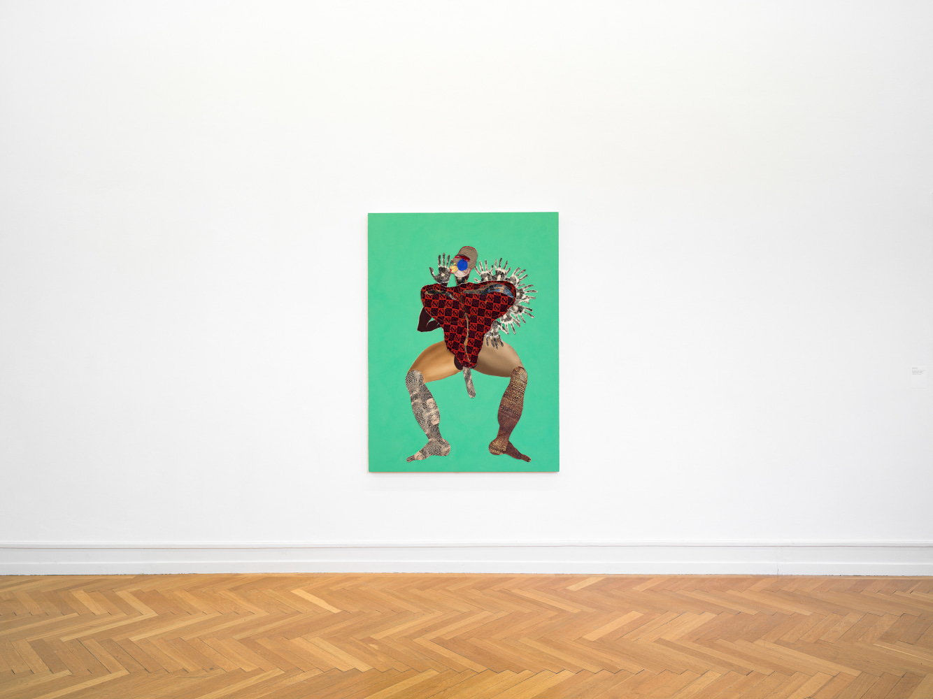 Installation view, Tschabalala Self, Responses, Kunsthalle Bern, Bern, 2025