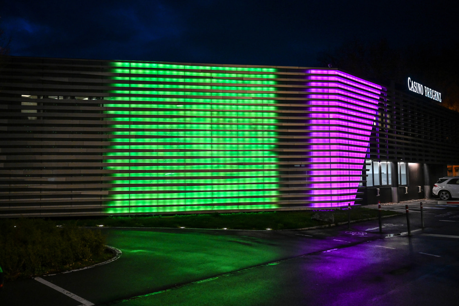 Installation view, Gerwald Rockenschaub, memory selec+, Casino, Bregenz, 2024