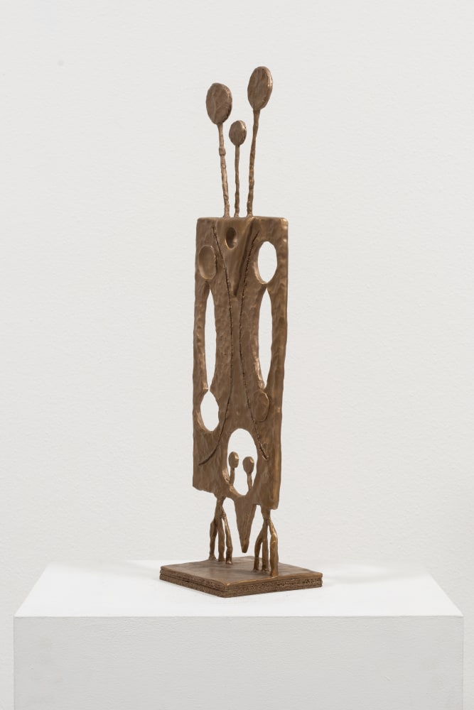 bronze sculpture of a bird by Austin Eddy