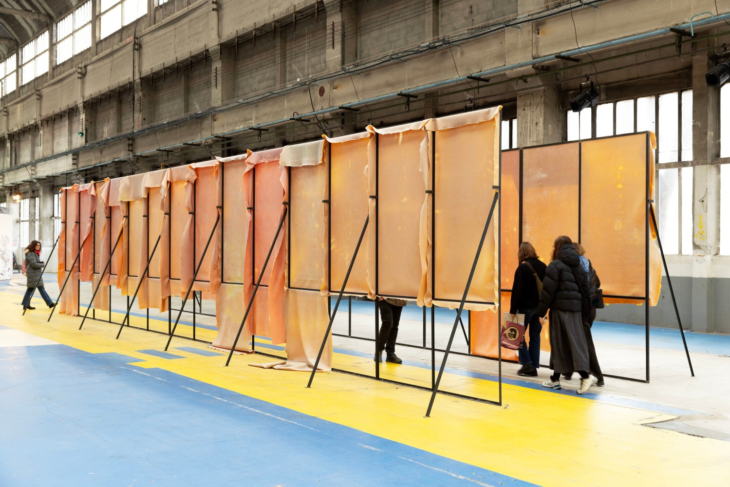 installation views of sculpture by Liesl Raff