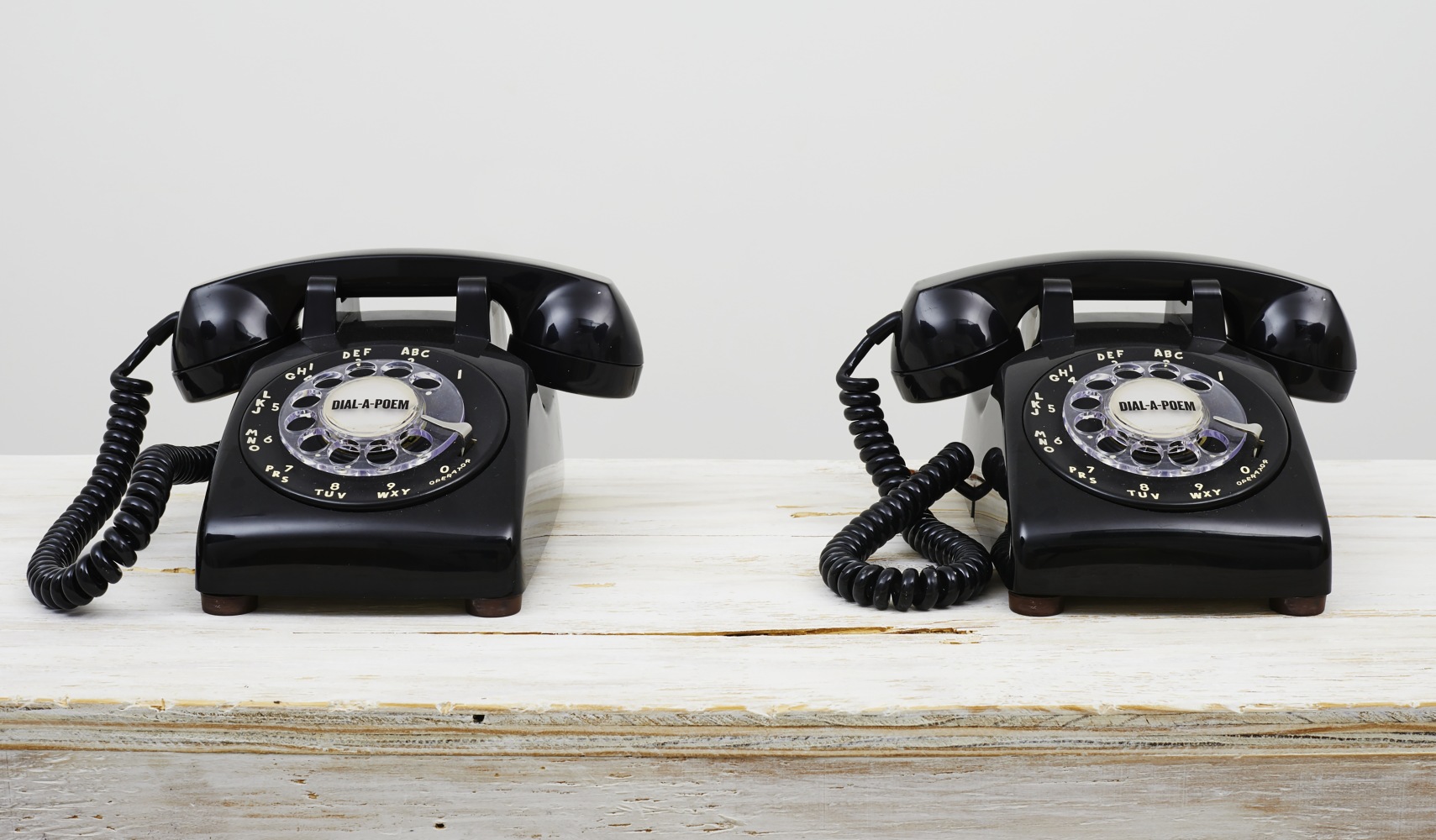 Installation view of installation by John Giorno
