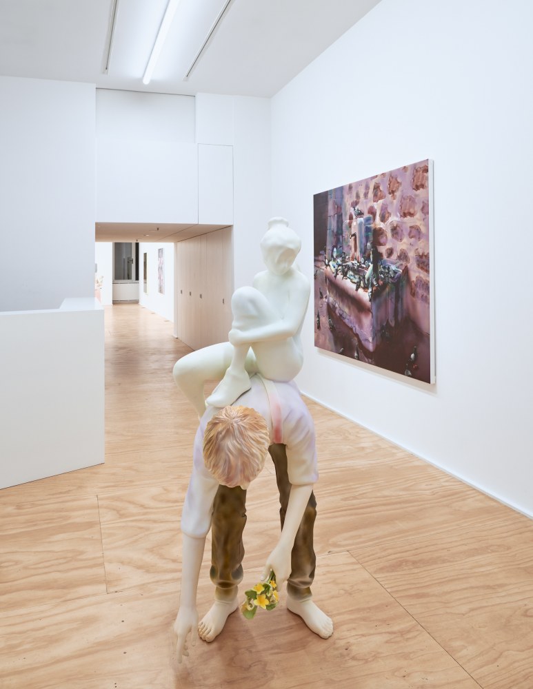 Installation view, Louisa Gagliardi and Yves Scherer