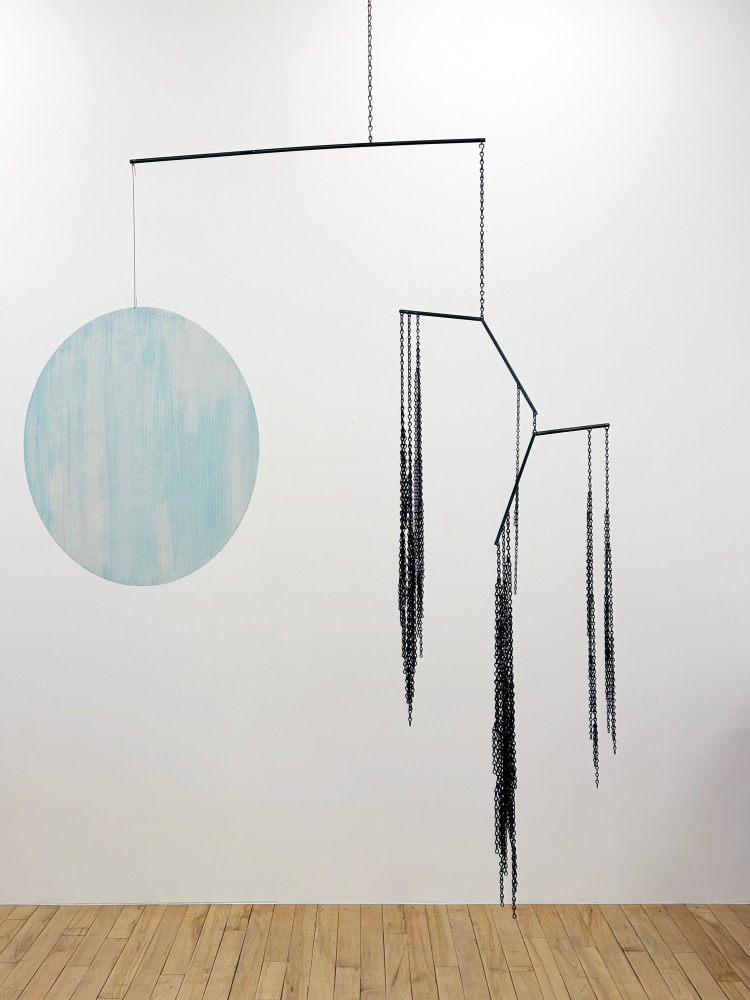 The Weight of the Tides

2024

Painted steel, painted aluminium, brass wire

Approx. 200 x 150 x 150 cm / 78 3/4 x 59 x 59 in

&amp;copy; Martin Boyce