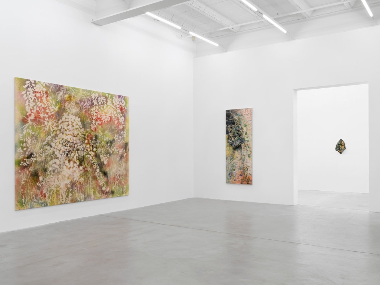 Exhibition View, Sam Falls, Galerie Eva Presenhuber, Zurich, 2021