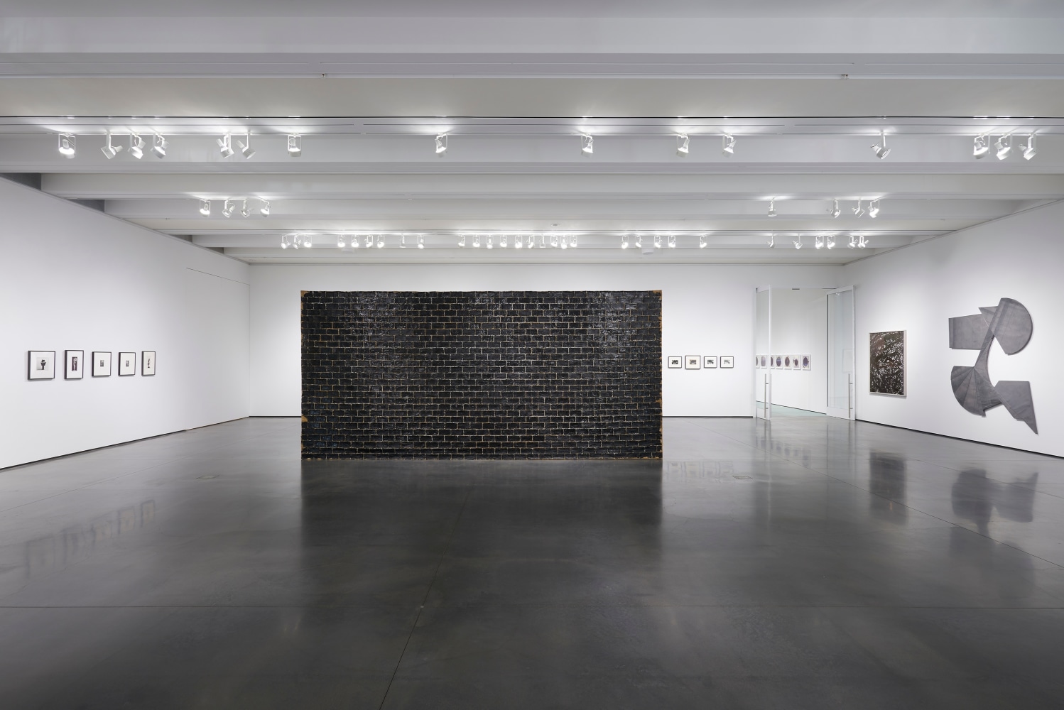 Installation view of works by various artists