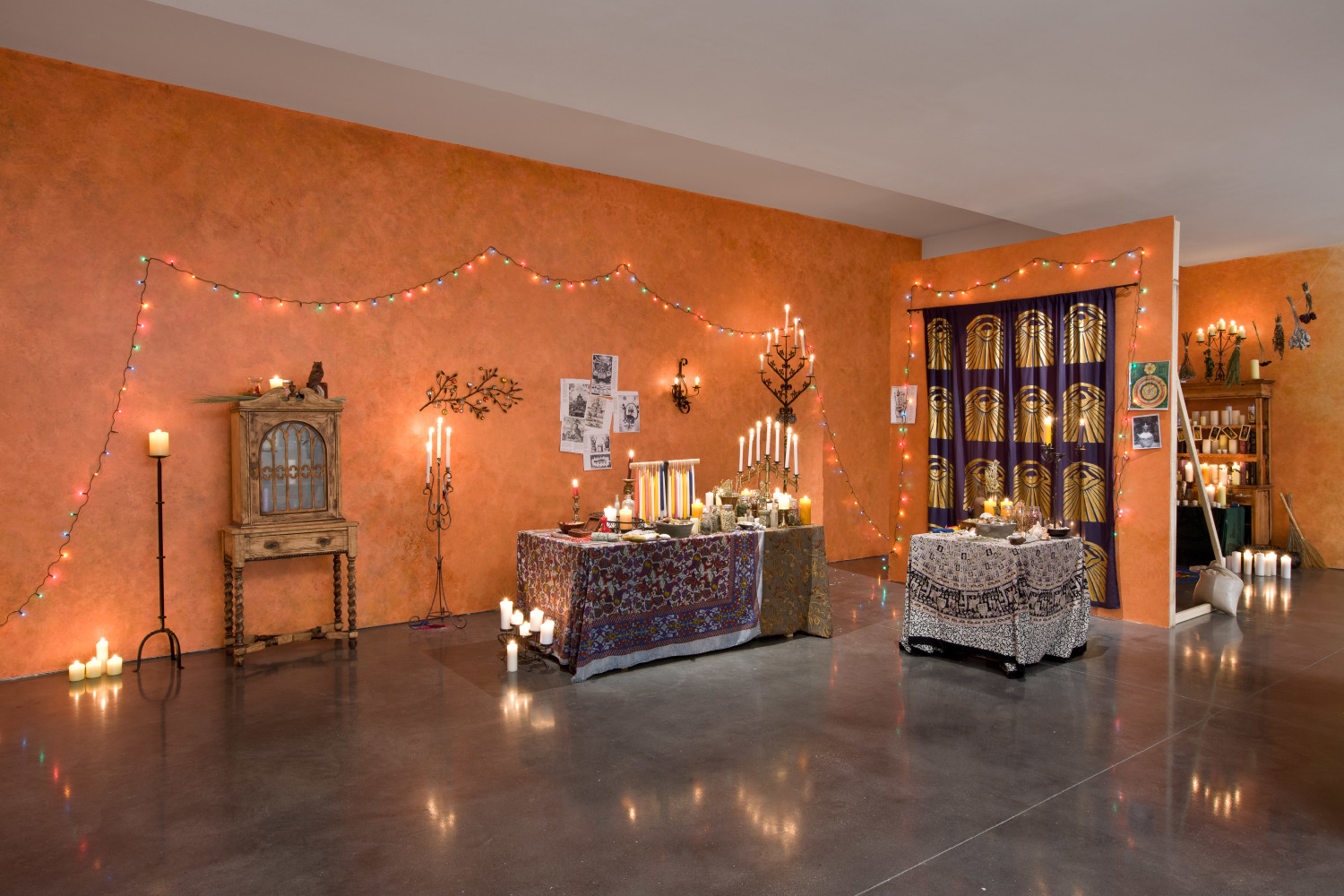 Installation view of works by Karen Kilimnik