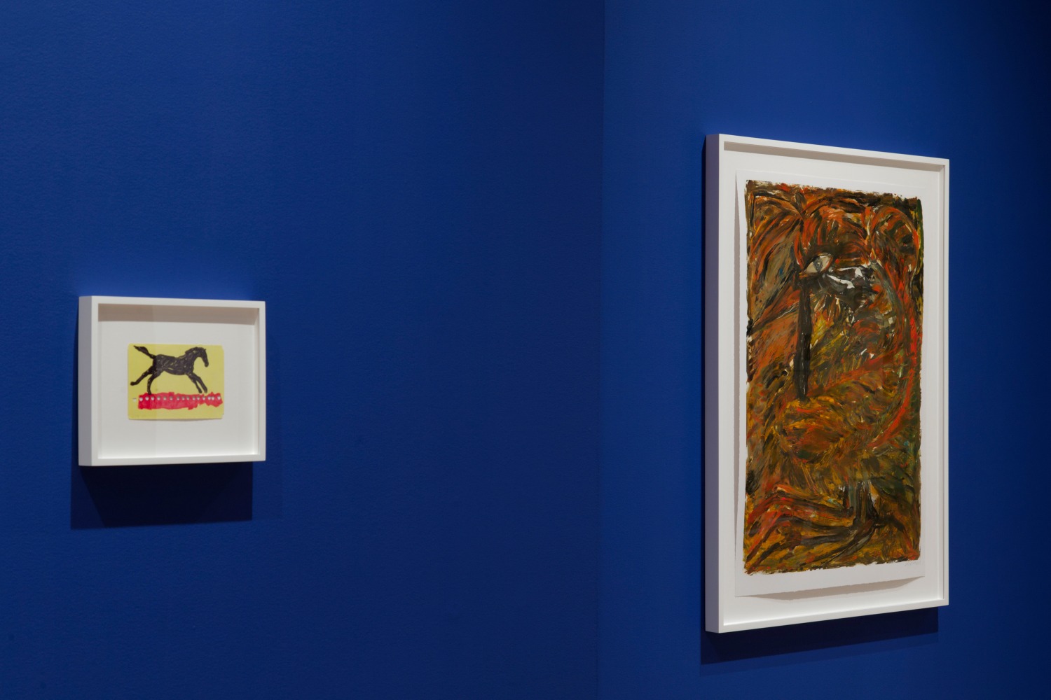 Installation view, Josh Smith, Life Drawing, The Drawing Center, New York, 2024