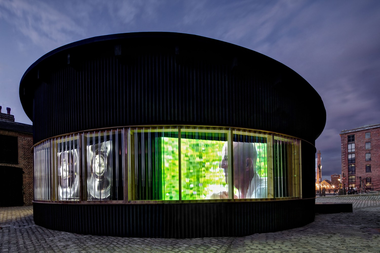 Installation view of Works by Doug Aitken