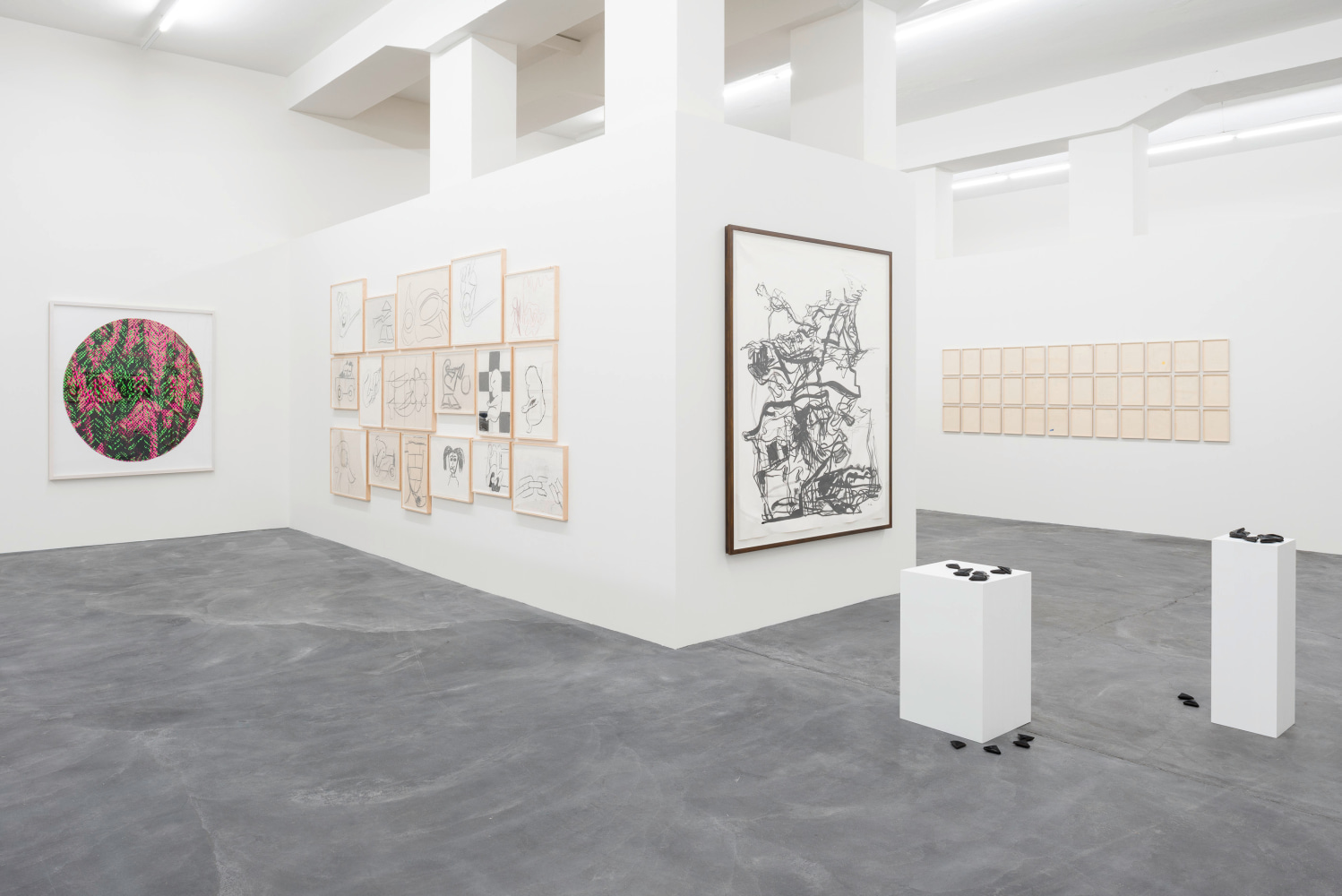 Installation view, Works on Paper, Galerie Eva Presenhuber, L&amp;ouml;wenbr&amp;auml;u Areal, Zurich, 2015