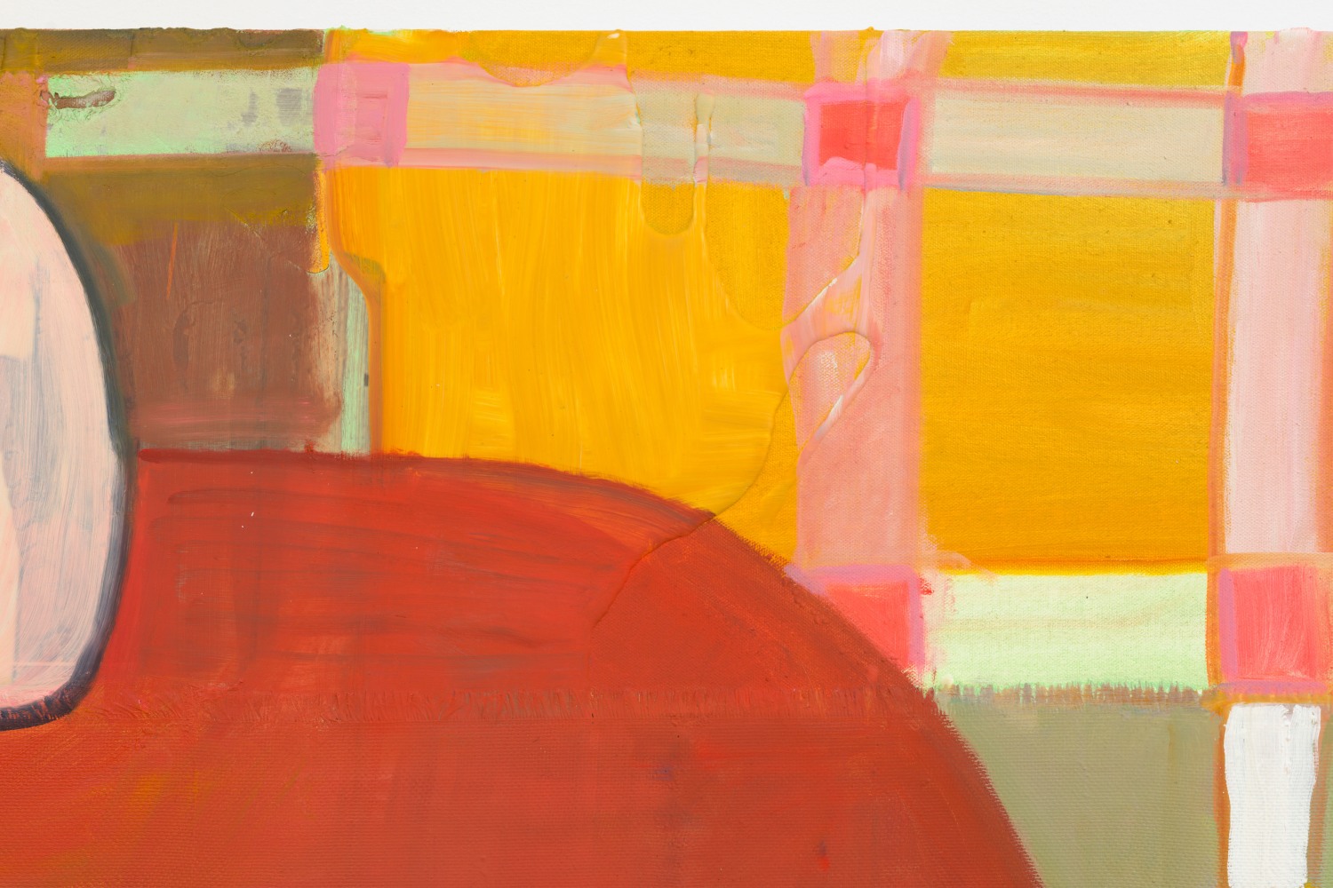 Detail of painting by Alex Hubbard