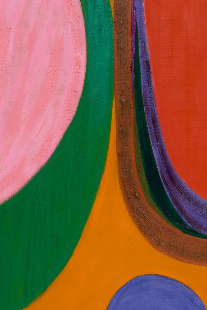 Detail of painting by Austin Eddy