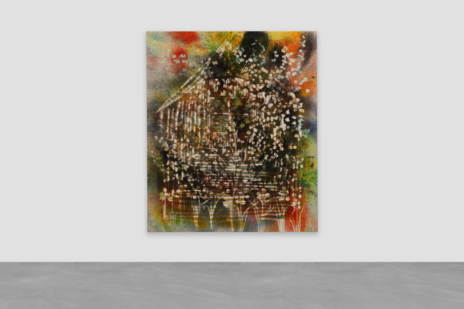 pigment painting by Sam Falls