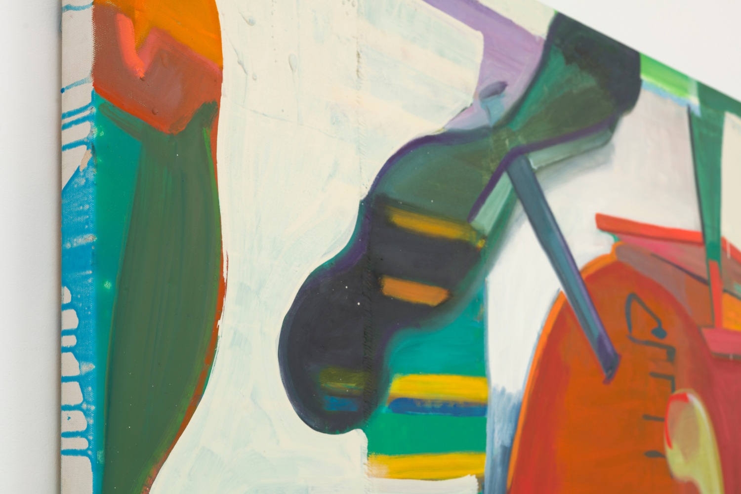 Detail of painting by Alex Hubbard