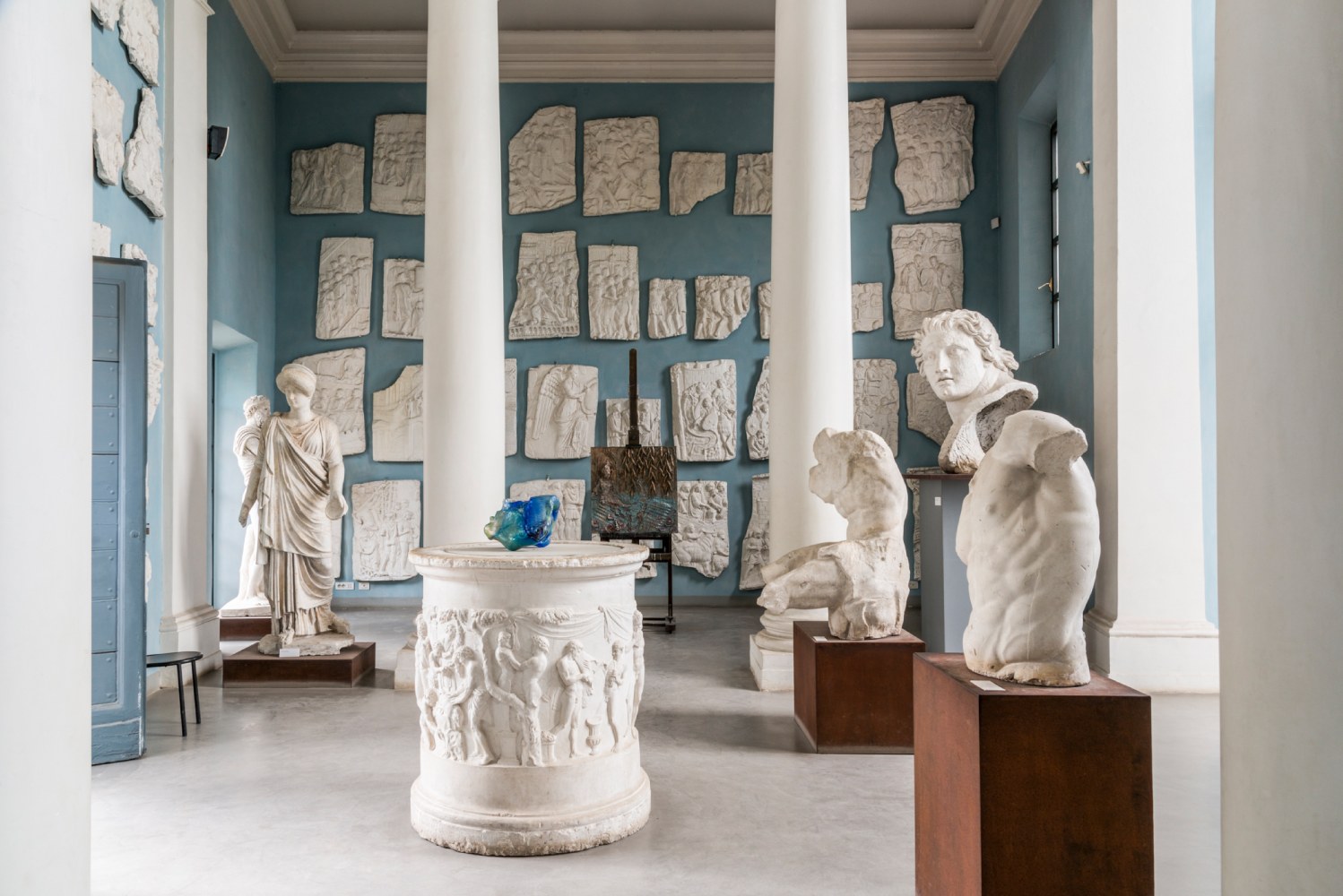 Installation view of sculpture by Jean-Marie Appriou