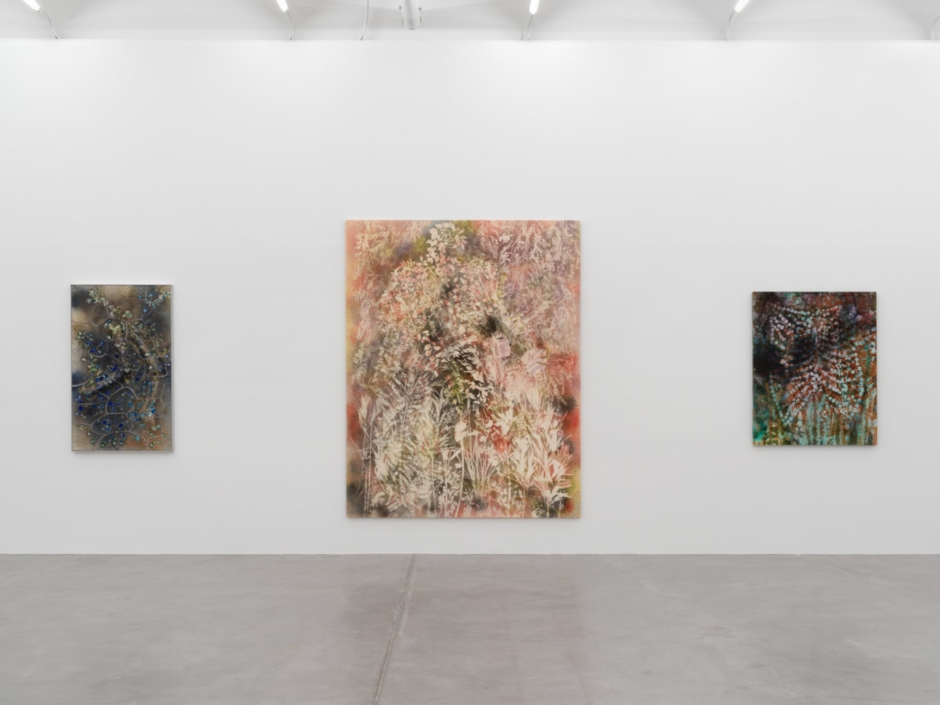 Exhibition View, Sam Falls, Galerie Eva Presenhuber, Zurich, 2021