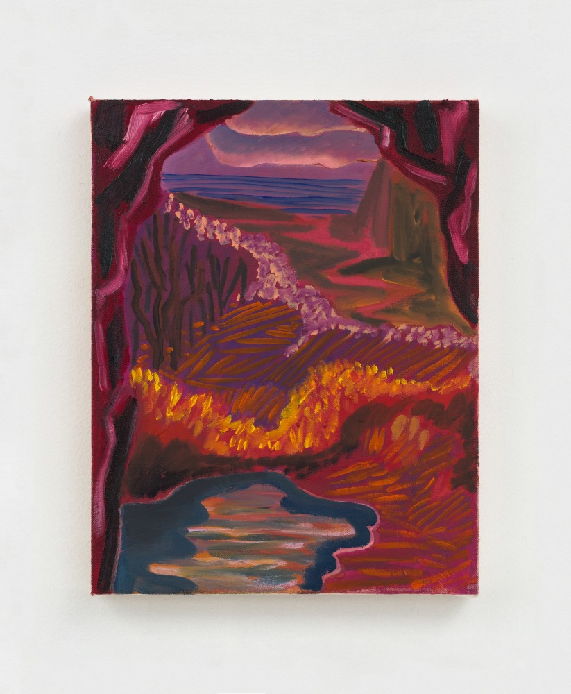 Painting by Shara Hughes