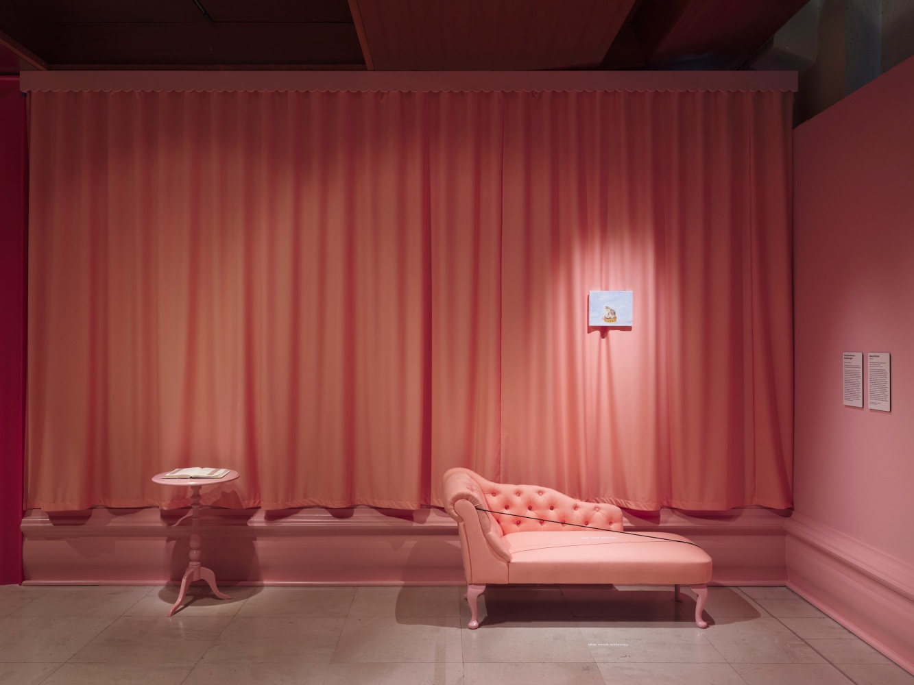 Installation view, Karen Kilimnik, Cute, Somerset House, London, 2024