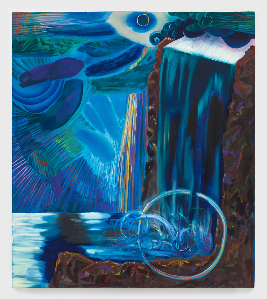 Painting by Shara Hughes