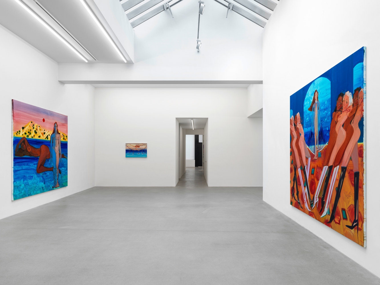 Installation view, Sofia Mitsola, Villa Venus: An Organized Dream, Galerie Eva Presenhuber, Waldmannstrasse, Zurich, 2023