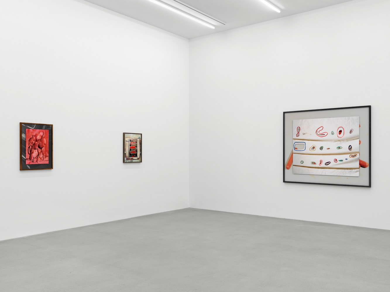 installation view of Lucas Blalock