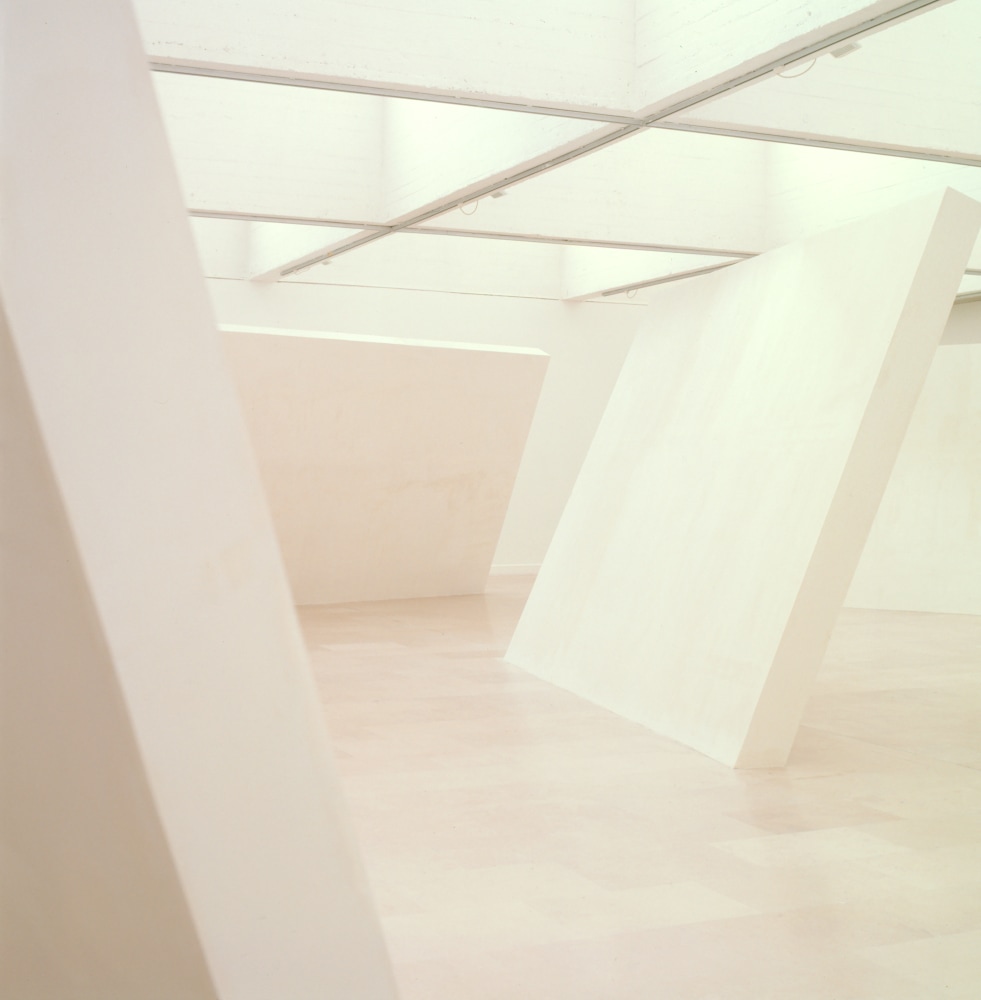 Installation view of sculptures by Ugo Rondinone