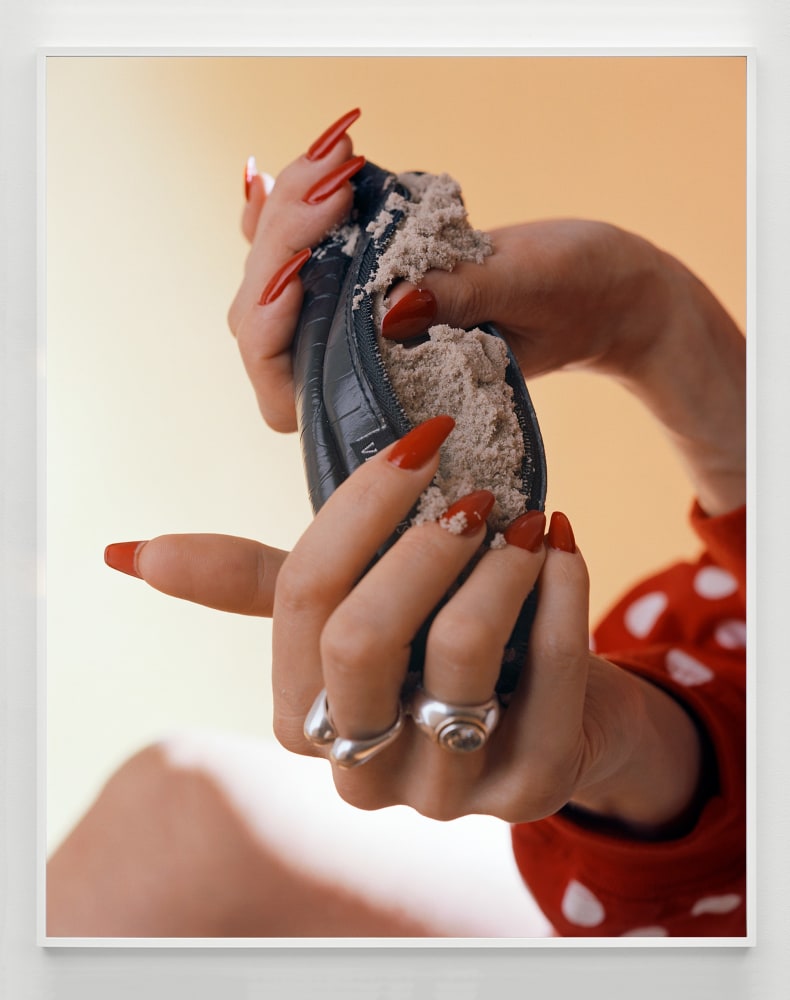 TORBJØRN RØDLAND  Pouch Sand no. 2 2018 Chromogenic print, Kodak Endura paper  Ed. 3/3 + 1 AP  Image 57 x 45 cm / 22 1/2 x 17 3/4 in  RODLA46760