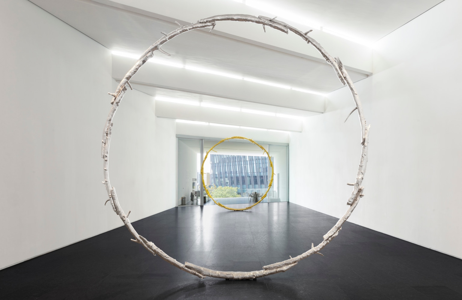 Installation view, Ugo Rondinone, long last happy, Arte Abierto, Mexico City, 2025