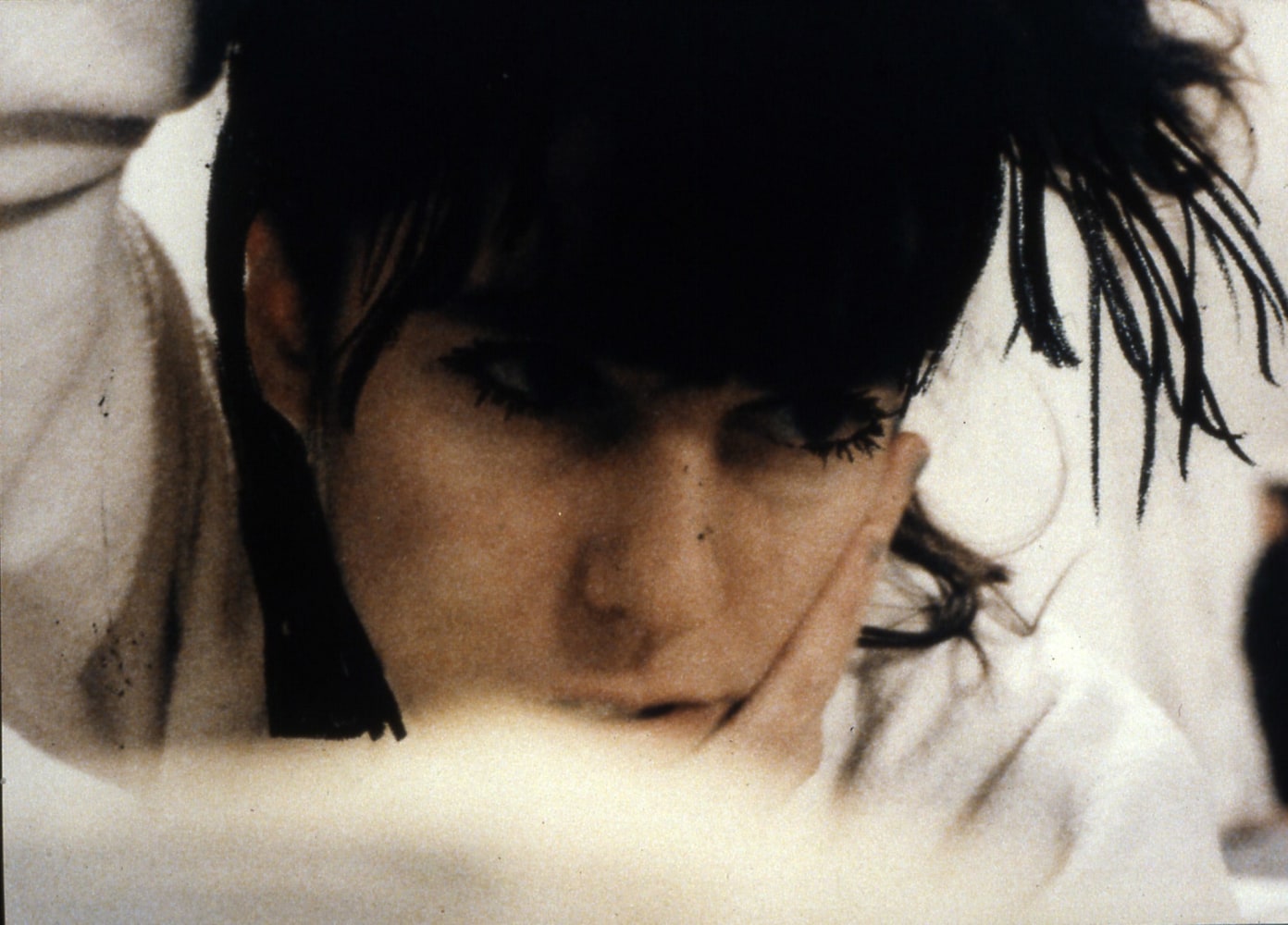 Me as Isabelle Adjani on T.V.
Denying She Has AIDS

1988
C-Print; framed
Ed. 4/5
Image 28 x 35.5 cm / 11 x 14 in
Frame 44 x 55 x 3.5 cm / 17 3/8 x 21 5/8 x 1 1/2 in

&amp;copy; Karen Kilimnik