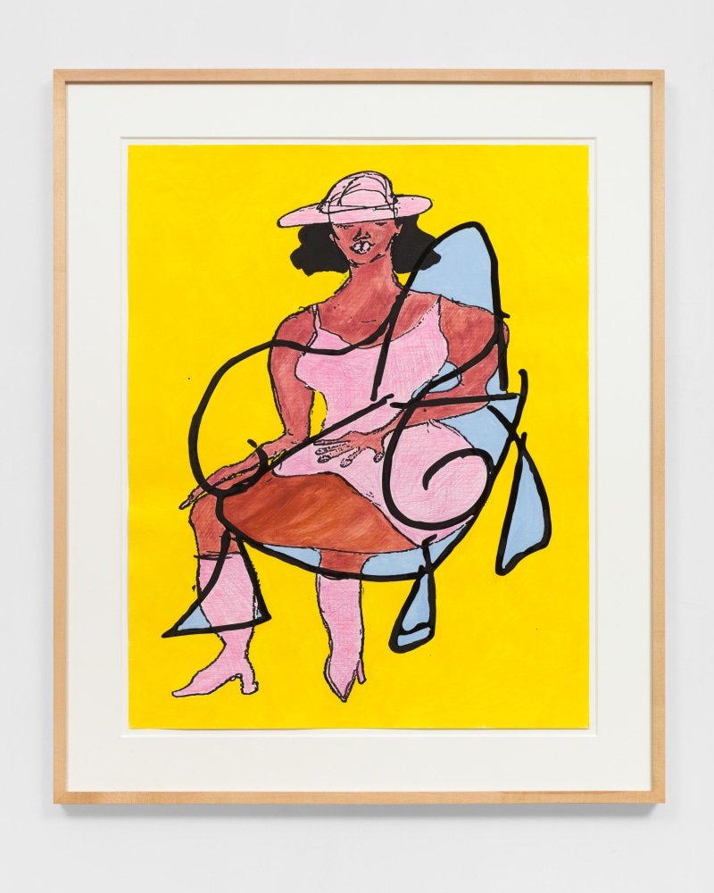Lady in Pink on Fat Leg Lounge #3

2021

Colored pencil, acrylic paint, gouache, charcoal, graphite on archival inkjet print

Unique

Sheet 91.5 x 72.5 cm / 36 x 28 1/2 in

Frame 114.5 x 95.5 cm / 45 x 37 1/2 in

SELF 50151