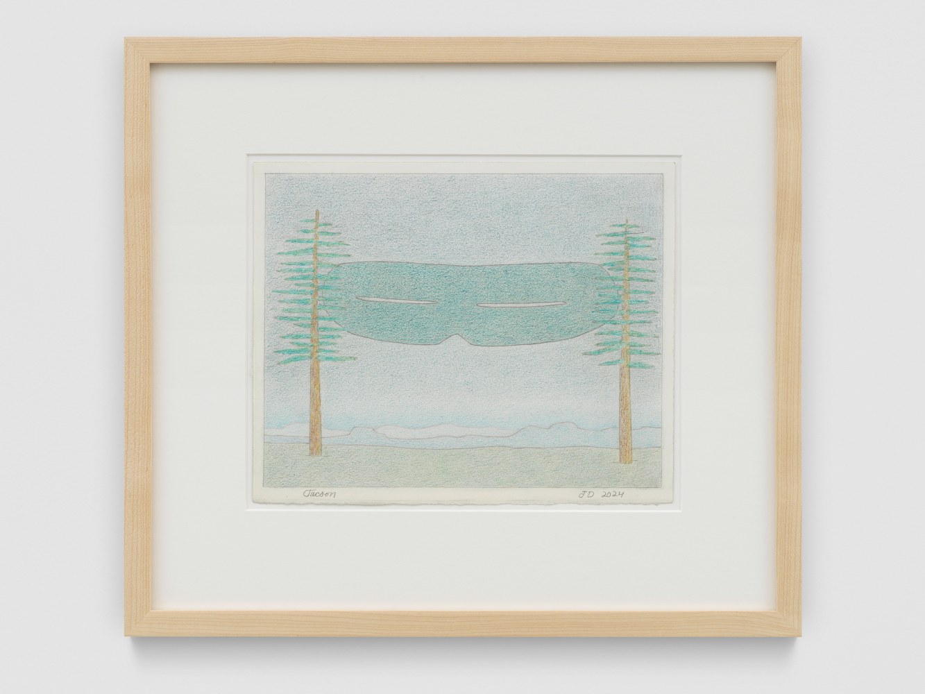 Tucson

2024

Colored pencil and graphite pencil on Arches hot press paper

Sheet 20.5 x 25.5 cm / 8 x 10 in

Frame 36 x 41 x 3 cm / 14 1/8 x 16 1/8 x 1 1/8 in

&amp;copy; John Dilg