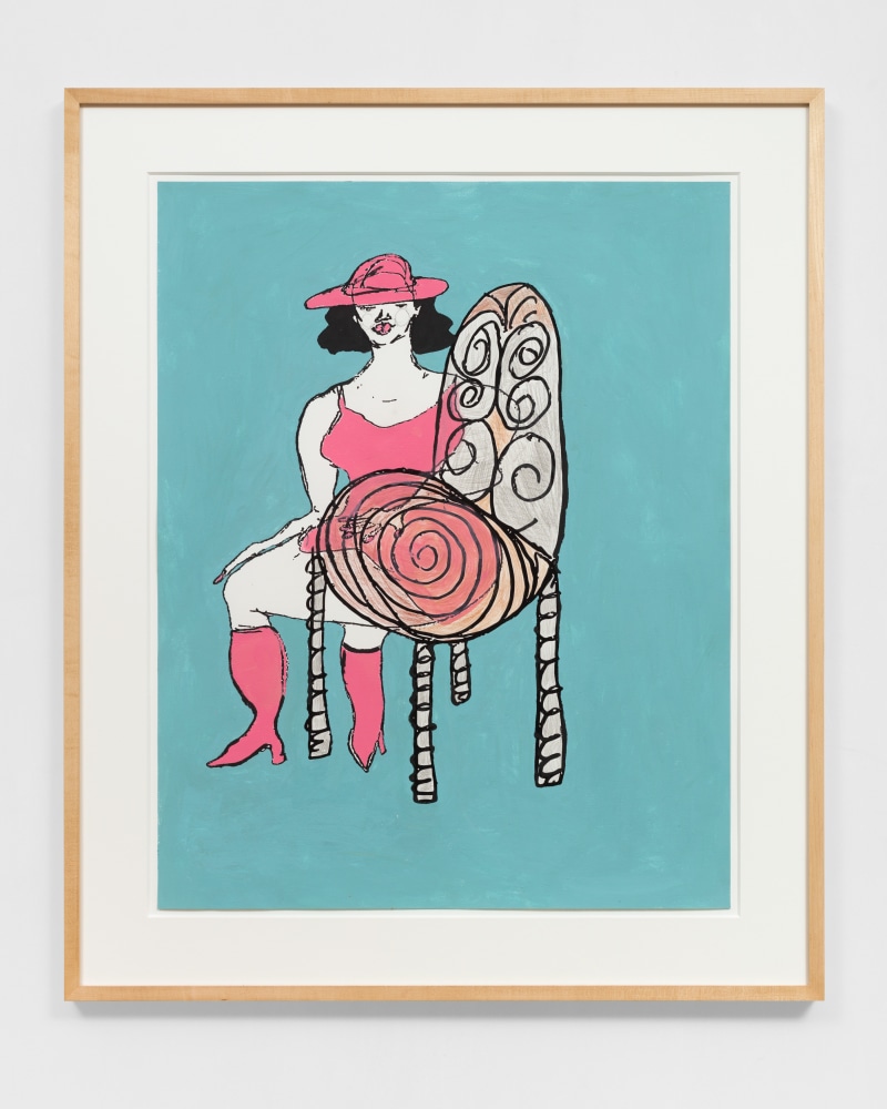 Lady in Pink on Spiral Seat #1

2021

Colored pencil, acrylic paint, gouache, charcoal, graphite on archival inkjet print

Unique

Sheet 91.5 x 72.5 cm / 36 x 28 1/2 in

Frame 114.5 x 95.5 cm / 45 x 37 1/2 in

SELF 50157