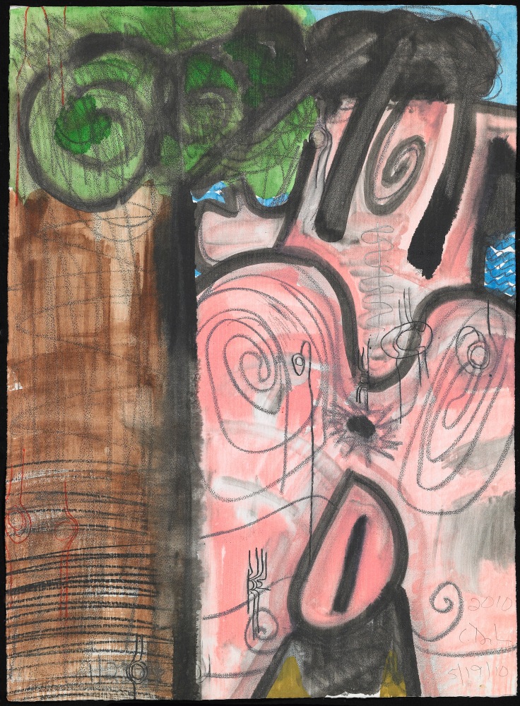 monotype by Carroll Dunham