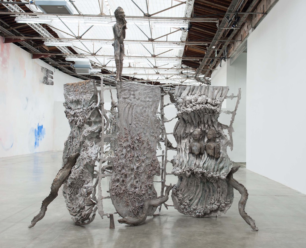 Installation view of sculptures by Jean-Marie Appriou