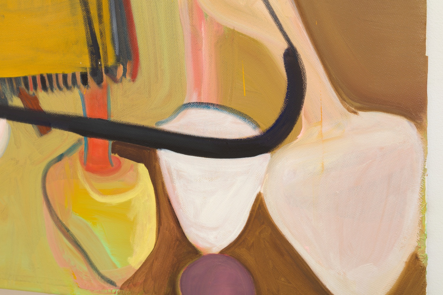 Detail of painting by Alex Hubbard